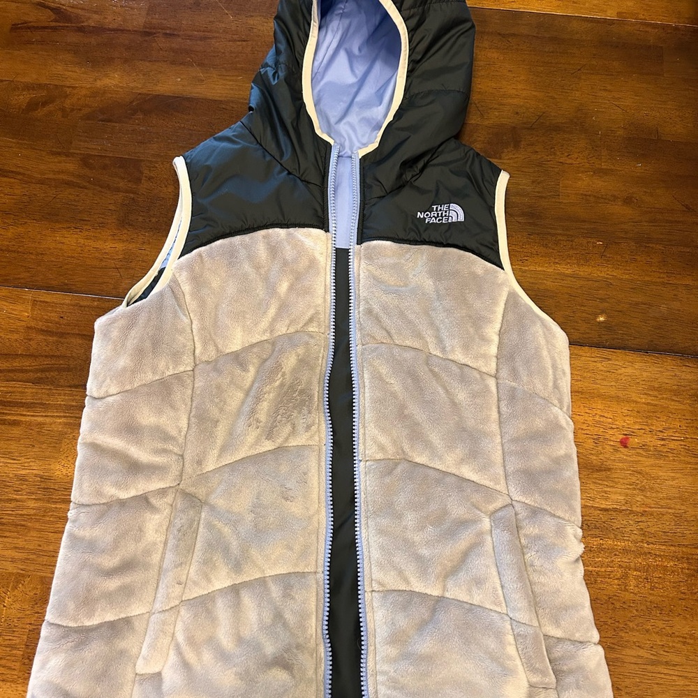 The North Face Gray Quilted Vest